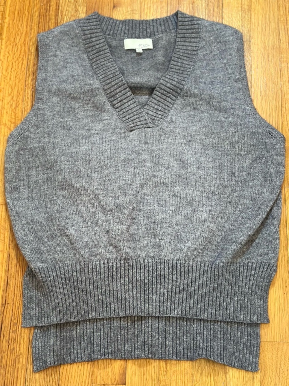 Pinch sweater Vest Gray Size S (@)